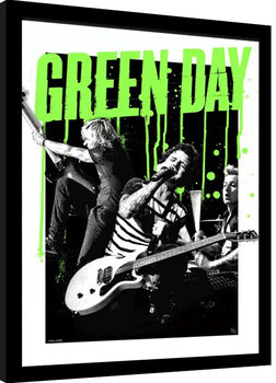 Ingelijste poster Green Day - Live