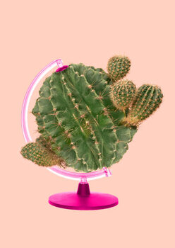 Samolepka Green-friendly planet. Modern design. Contemporary art