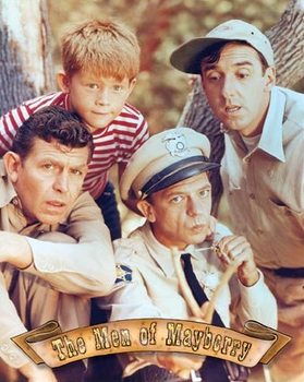Griffith - Men of Mayberry Metalen Wandplaat