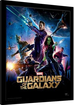 Poster incorniciato Guardiani della Galassia - One Sheet