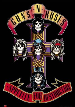 Uokvirjen plakat Guns'n'Roses - appetite
