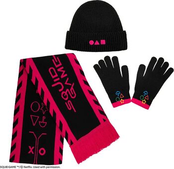 Kleding Handschoenen, muts en sjaal Squid Game