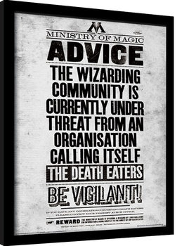 Rámovaný plakát Harry Potter - Be Vigilant