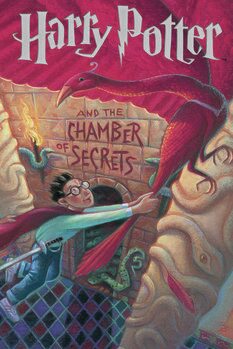 Samolepka Harry Potter - Chamber of Secrets book cover
