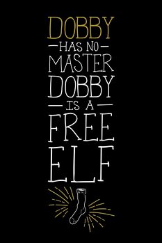 Sticker Harry Potter - Free Dobby