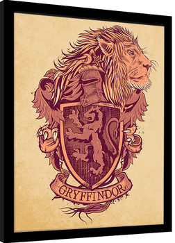 Framed Poster Harry Potter - Gryffindor