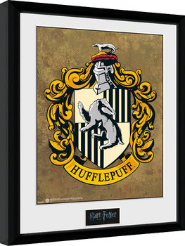 Ingelijste poster Harry Potter - Hufflepuff