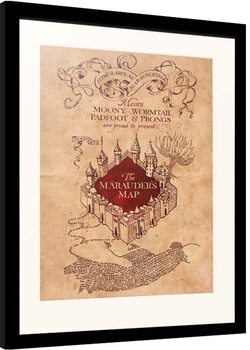 Poster encadré Harry Potter - Marauder‘s Map