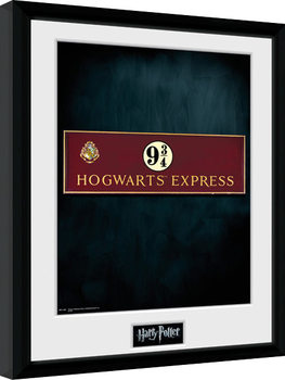 Ingelijste poster Harry Potter - Platform 9 3/4