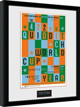 Ingelijste poster Harry Potter - Quidditch World Cup