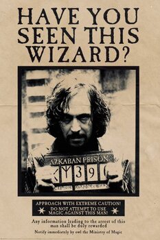 XXL Plakát Harry Potter - Wanted Sirius Black
