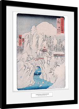Gerahmte Poster Hiroshige - Mount Haruna In Snow
