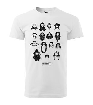 T-skjorte Hobbit - Faces