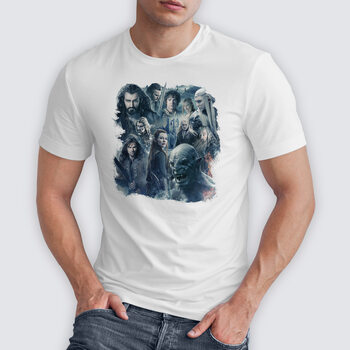 T-skjorte Hobbit - Group Characters