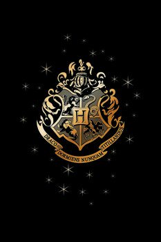 Sticker Hogwarts Golden Emblem