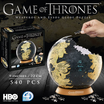 Puzzle Hra o Trůny (Game of Thrones) - 4D Globe