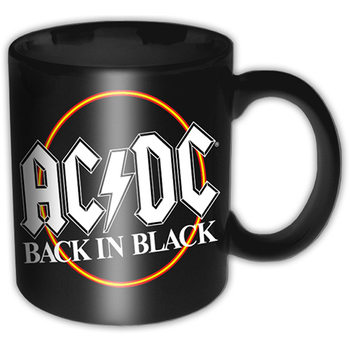 Hrnek AC/DC - Back In Black Circle Black