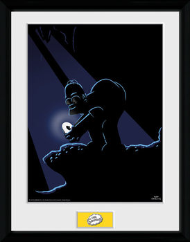 Poster incorniciato I Simpson - Gollum