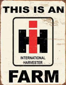 IH Farm Metalplanche