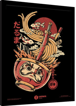 Zarámovaný plakát Ilustrata - Darumas Ramen