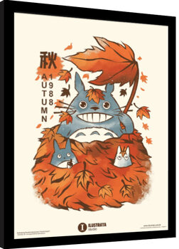Poster incorniciato Ilustrata - My Neighbour Automn