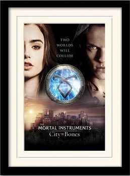 THE MORTAL INSTRUMENTS : DÆMONERNES BY – two worlds indrammet plakat