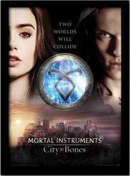 THE MORTAL INSTRUMENTS : DÆMONERNES BY – two worlds indrammet plakat