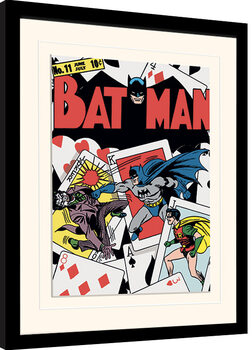 Ingelijste poster Batman - Card Clash