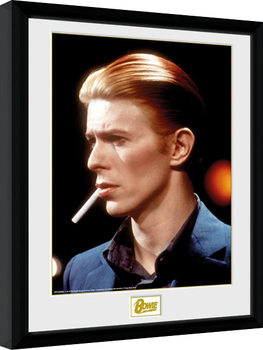 Ingelijste poster David Bowie - Smoke