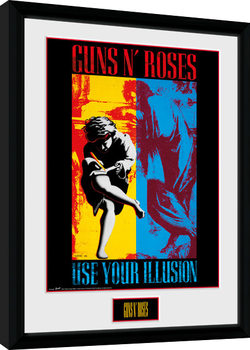 Ingelijste poster Guns N Roses - Illusion