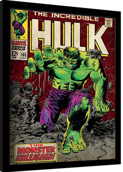 Ingelijste poster Incredible Hulk - Monster Unleashed