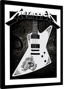Ingelijste poster Metallica - Papa Het Guitar