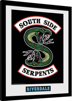 Ingelijste poster Riverdale - South Side Serpents