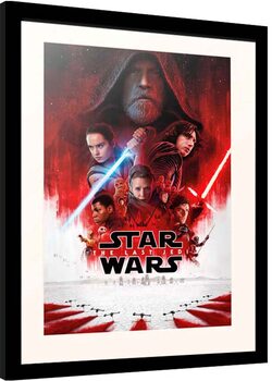 Ingelijste poster Star Wars: Episode VIII - The Last of the Jedi - One Sheet