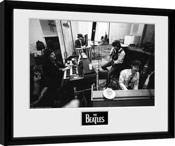 Ingelijste poster The Beatles - Studio