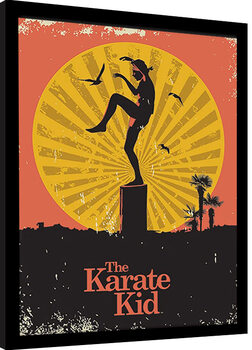 Ingelijste poster The Karate Kid - Sunset