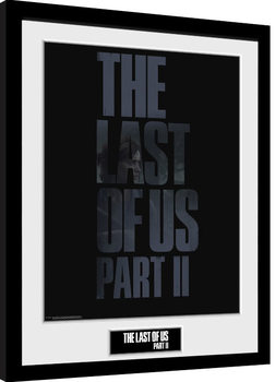 Ingelijste poster The Last Of Us Part 2 - Logo