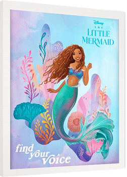 Ingelijste poster The Little Mermaid: Live Action - Find Your Voice