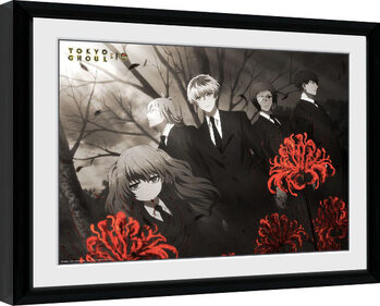Ingelijste poster Tokyo Ghoul: Re - Red Flowers