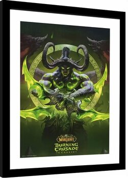 Ingelijste poster World of Warcraft - Illiadian