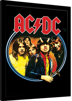 Innrammet plakat AC/DC - Group