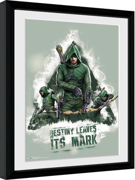 Innrammet plakat Arrow - Destiny