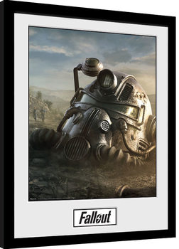 Innrammet plakat Fallout 76 - Mask