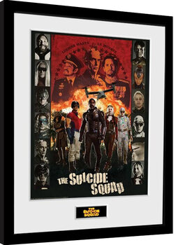 Innrammet plakat Suicide Squad - Team
