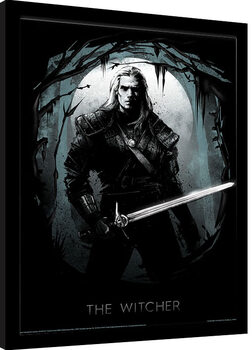 Innrammet plakat The Witcher - Lair of the Beast