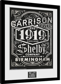 Peaky Blinders - Label Innrammet plakat