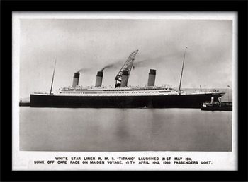 Titanic (1) Innrammet plakat