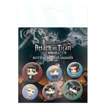 Set insigne Attack on Titan