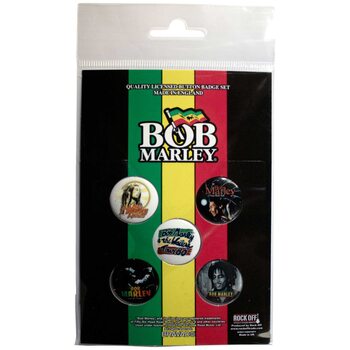 Set insigne Bob Marley - Bob & the Wailers