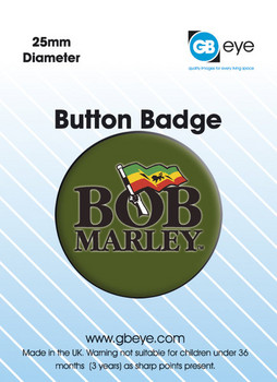 Insignă BOB MARLEY - logo